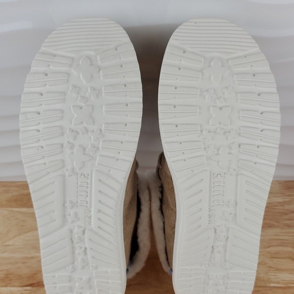 Hey Dude Britt Womens Brown Nut Corduroy Flip Cuff Slip On Booties Shoes - Picture 16 of 16